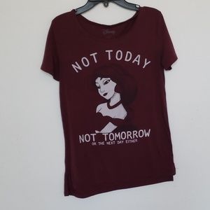 Disney maroon shirt